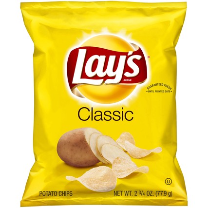 Lays Classic Potato Chips 20/2.62oz